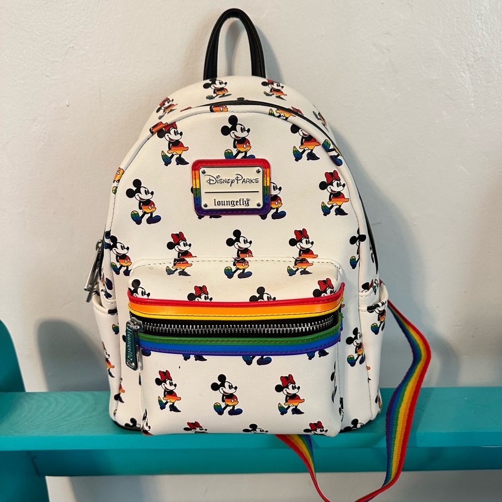 Disney Parks Mickey and Minnie Pride Loungefly